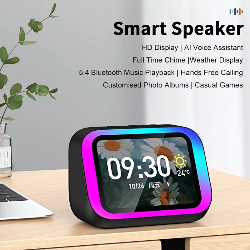 Smart Home Ai - AI 음성 어시스턴트 블루투스 스피커 RGB