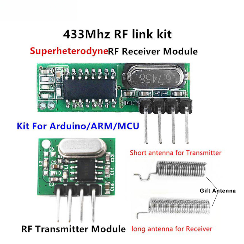 Smart Home Arduino Uno - 슈퍼헤테로다인 RF 수신기 및 송신기 모듈
