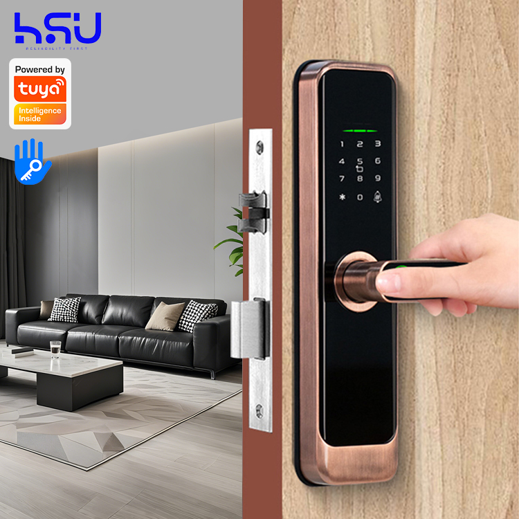 Smart Door Lock - 디지털 스마트 도어락 비밀번호 홈 우드