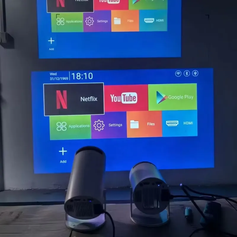 Smart Home Project - 최신 HY300 프로 스마트 프로젝터 자동