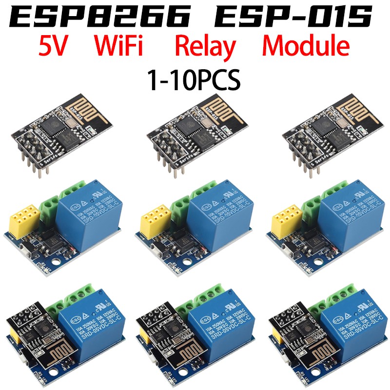 Smart Home Arduino Uno - ESP8266 ESP-01 ESP-01S 5V WiFi 릴레이