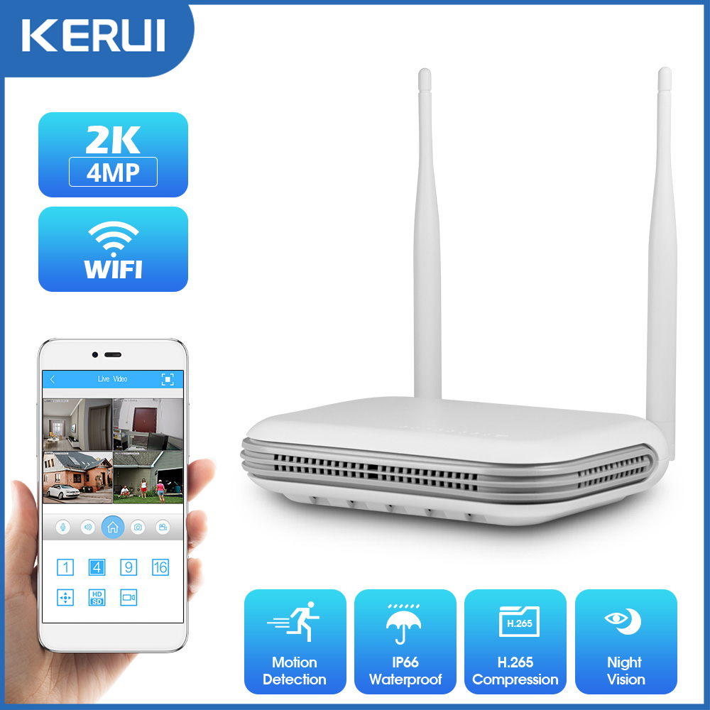 Smart Home Outdoor Camera - KERUI 야외 풀 HD 보안 와이파이