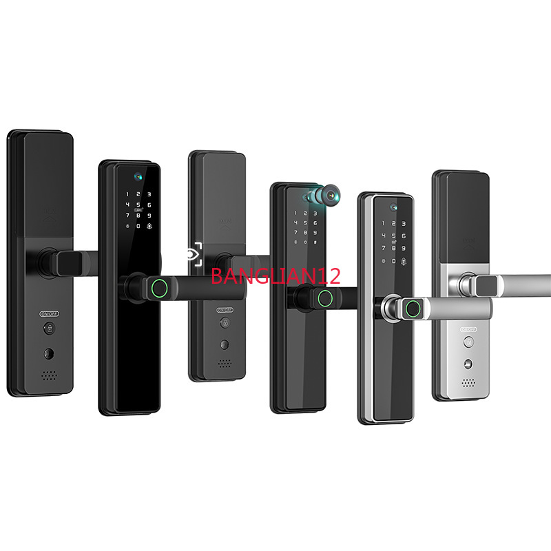 Smart Door Lock - 새로운 반자동 도난 방지 도어락, 그래피티