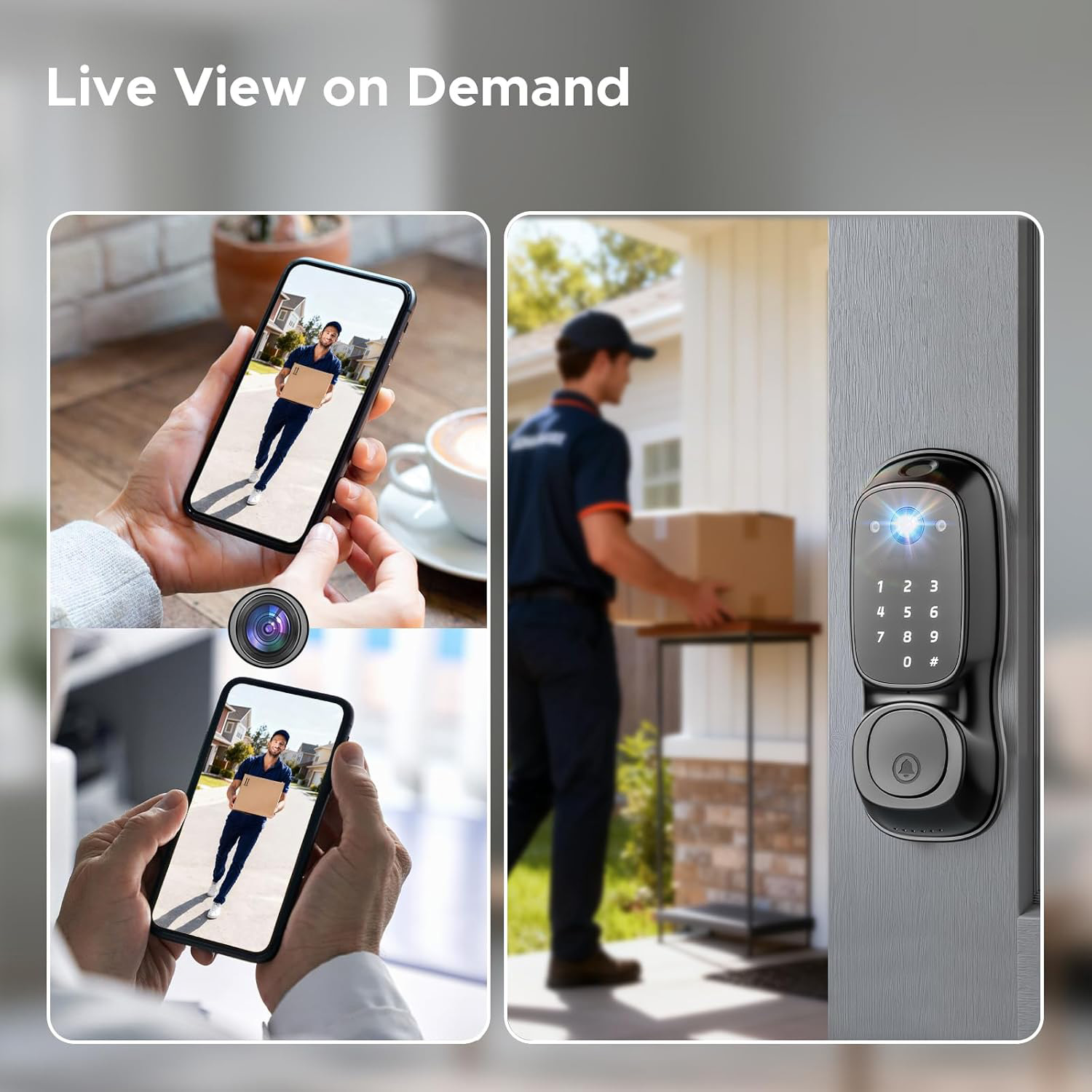 투야 와이파이 스마트 도어락 ‎ 카메라 및 도어벨 다기 - Smart Door Lock 리뷰 및 가격