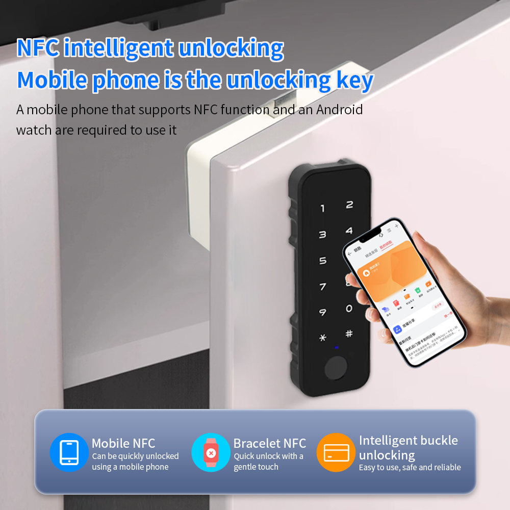 Tuya 스마트 지문 잠금 장치 전기 생체 인식 서랍  - Smart Door Lock 리뷰 및 가격