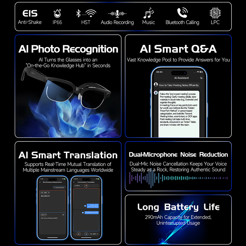 W630 HeyCyan AI 음성 인식 지능형 번역 질 - Smart Home Ai 리뷰 및 가격