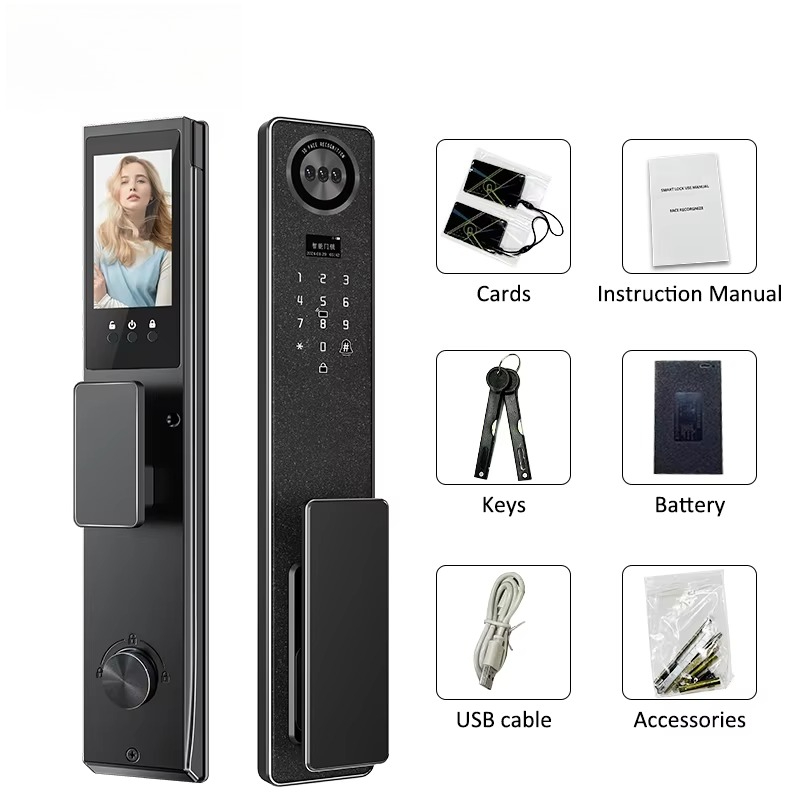 Tuya WiFi 스마트 도어 잠금 장치, 가정용 생체 - Smart Door Lock 리뷰 및 가격