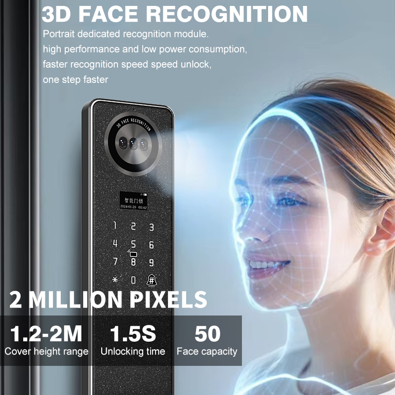Tuya WiFi 스마트 도어 잠금 장치, 가정용 생체 - Smart Door Lock 리뷰 및 가격