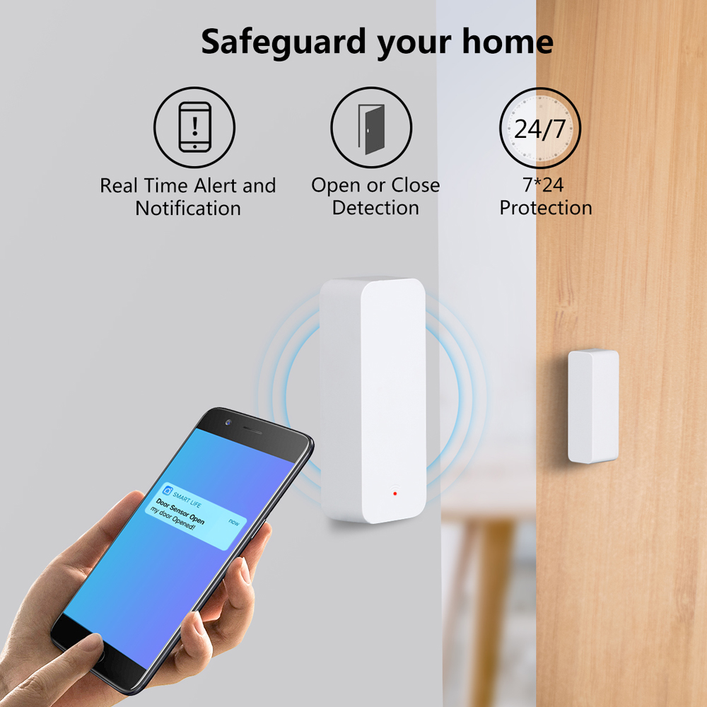 Tuya WiFi Zigbee 도어 윈도우 센서 스마트 - Smart Home Yale 리뷰 및 가격