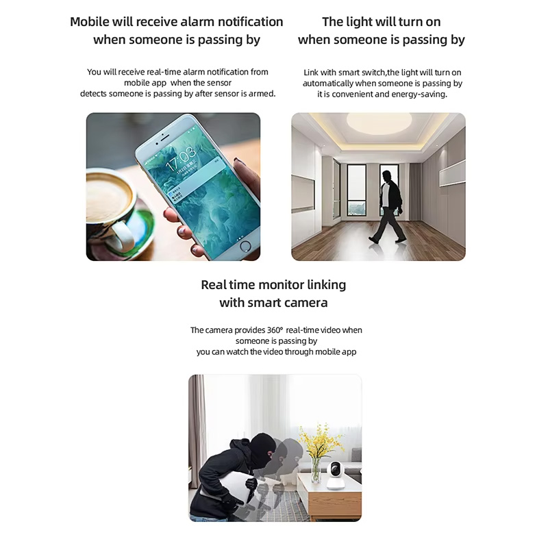 스마트 PIR 모션 센서 WiFi 지그비 인체 감지 센 - Smart Home Yale 리뷰 및 가격