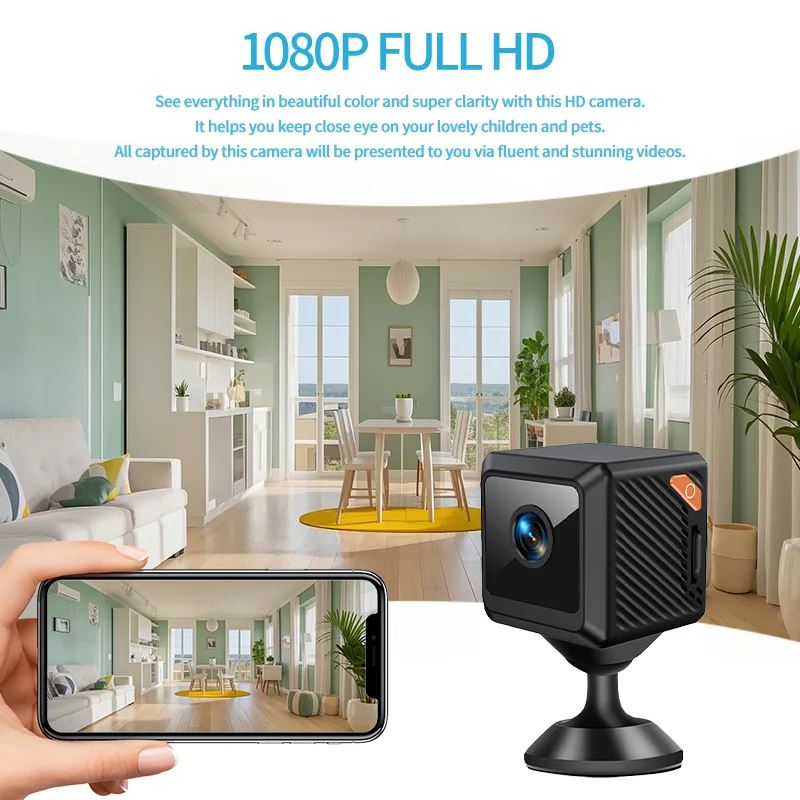 W02 1080P 미니 보안 보호 홈 나이트 비전 감시 - Smart Home Outdoor Camera 리뷰 및 가격