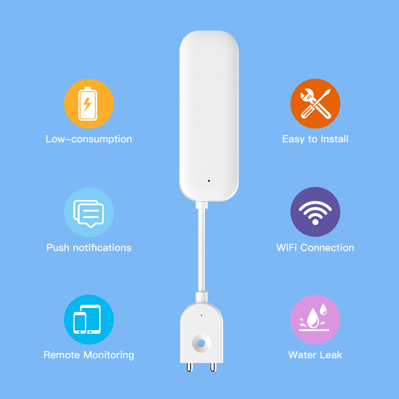 Tuya WiFi ZigBee 워터 센서 누출 경보 홍 - Smart Home Yale 리뷰 및 가격
