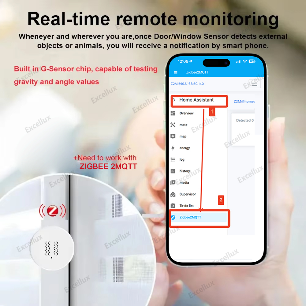 Zigbee 3.0 스마트 진동 센서 실시간 모션 충격 - Smart Home Solution 리뷰 및 가격