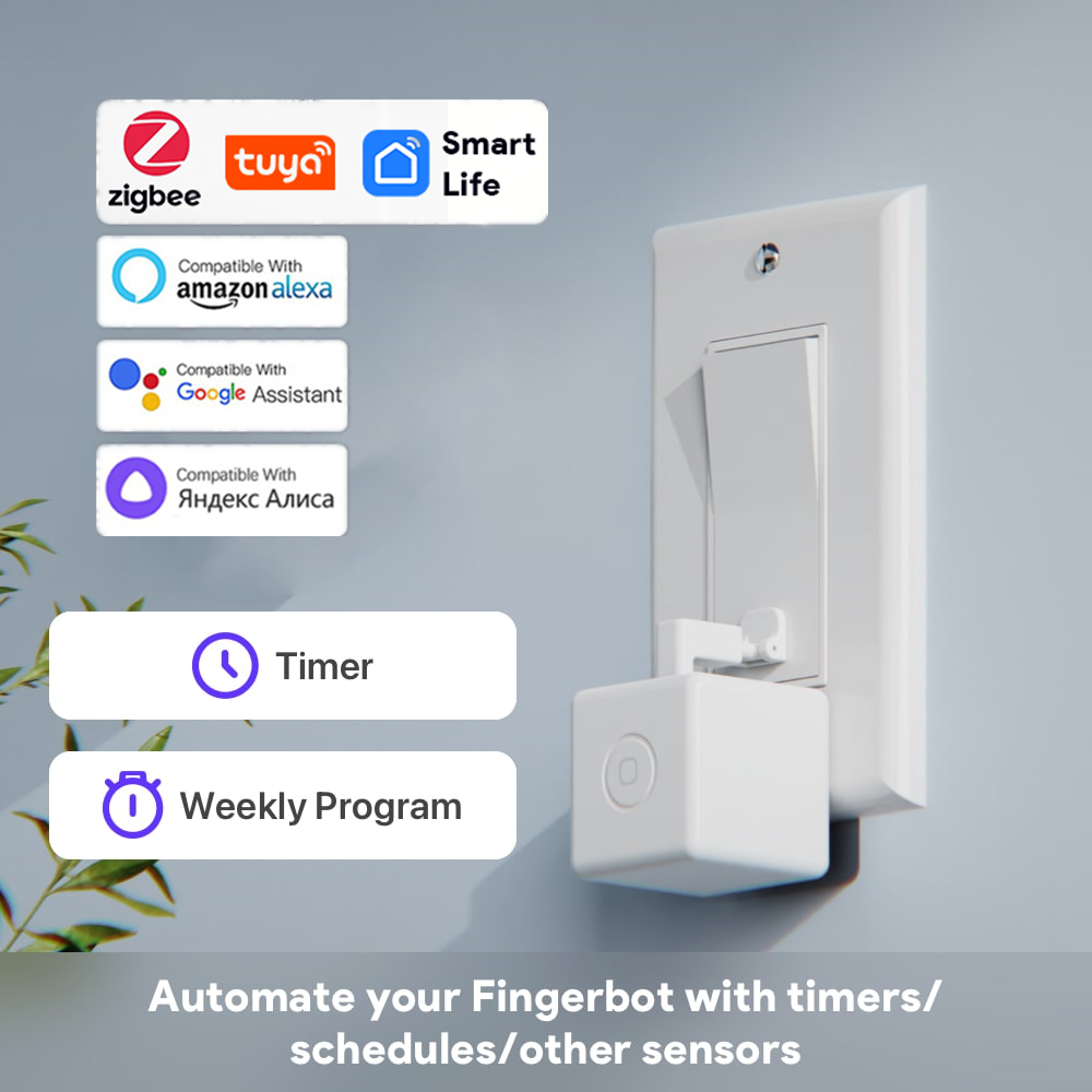 Tuya Zigbee 스마트 핑거봇 플러스 스위치 버튼 - Smart Home Plus 리뷰 및 가격