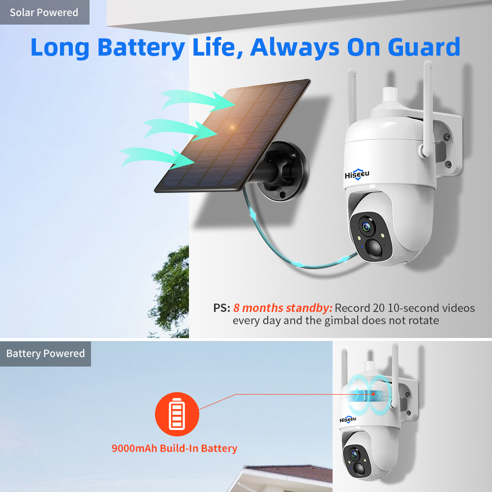 Hiseeu 3MP 클라우드 AI WiFi 비디오 보안 - Smart Home Outdoor Camera 리뷰 및 가격