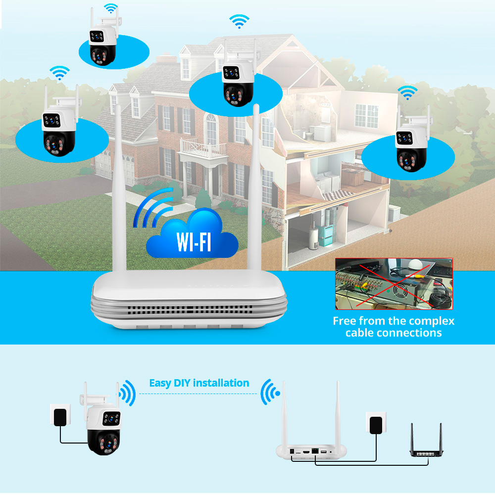 KERUI 야외 풀 HD 보안 와이파이 IP 카메라,  - Smart Home Outdoor Camera 리뷰 및 가격