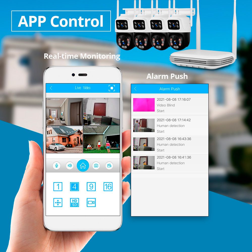 KERUI 야외 풀 HD 보안 와이파이 IP 카메라,  - Smart Home Outdoor Camera 리뷰 및 가격