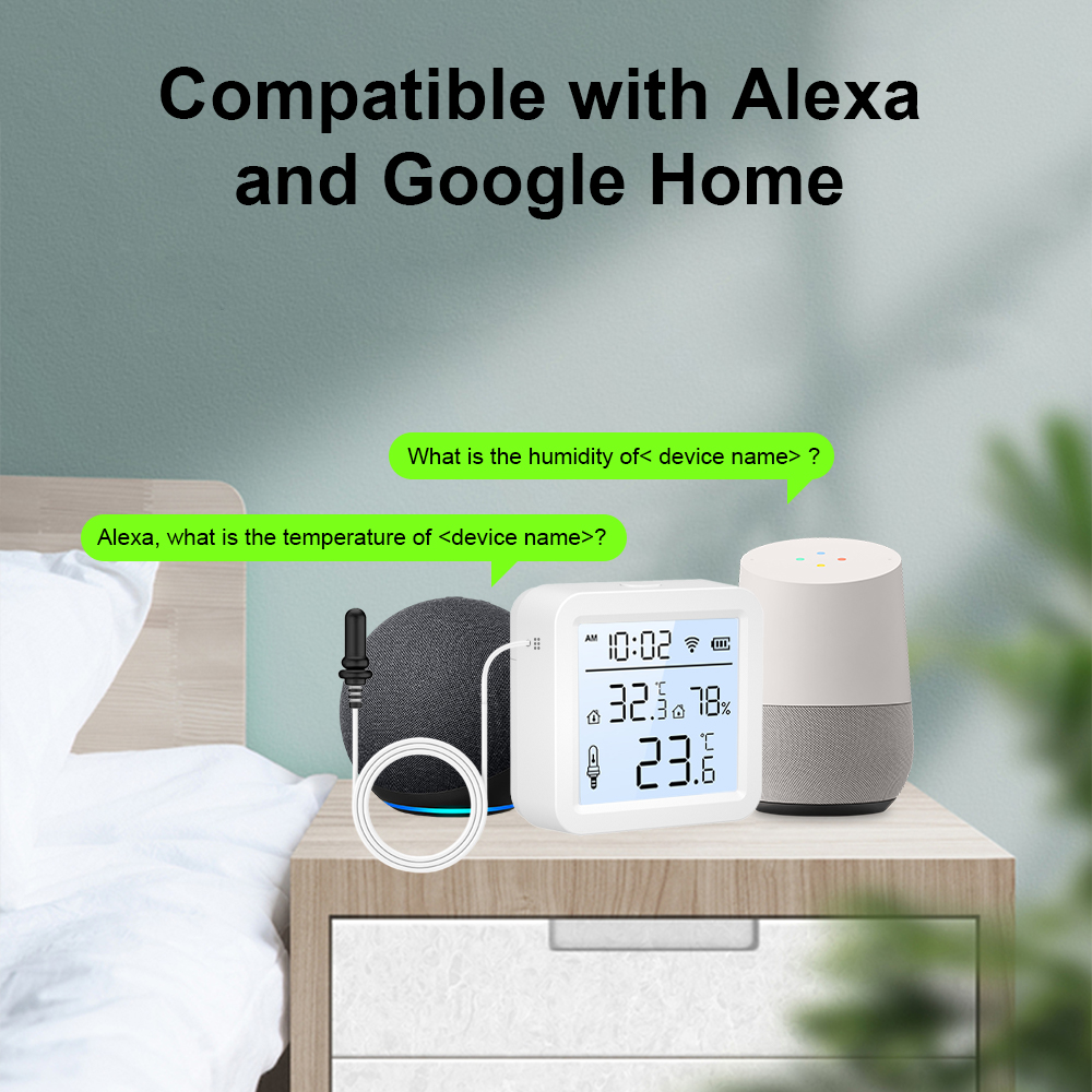 외부 프로브가 있는 WiFi 습도 온도 센서, 실내/실 - Smart Home Project 리뷰 및 가격