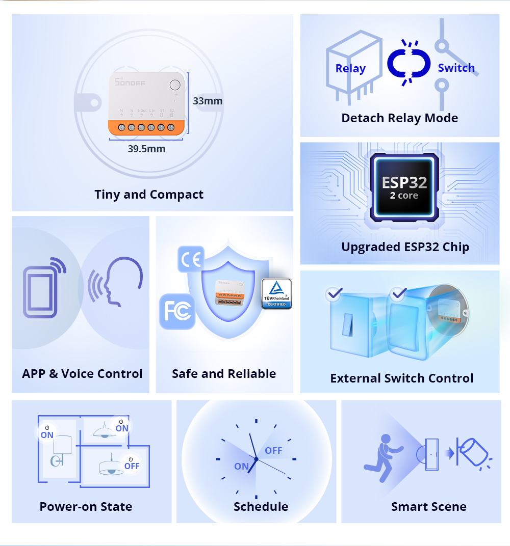 Sonoff Mini R4 Extreme Wifi 스마 - Smart Home Solution 리뷰 및 가격